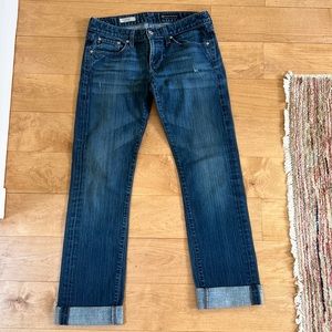 AG Wide cuff ankle jean